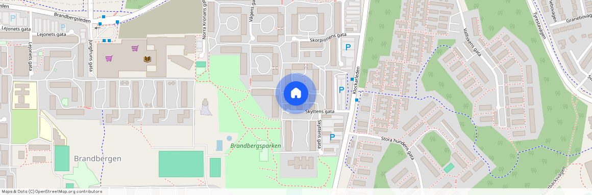 Skyttens Gata 582, Brandbergen