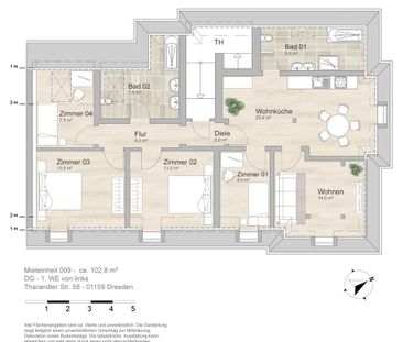 Dresden-Löbtau: Liebhaber für Dachgeschoss gesucht! - Photo 5