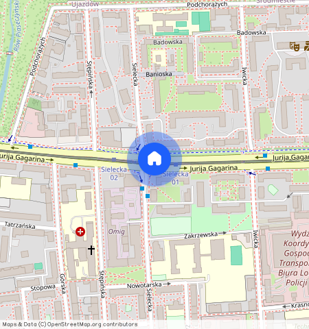 Warszawa, Mokotów, Dolny, Mokotów, Jurija, Gagarina