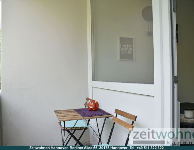 Groß-Buchholz, Nähe MHH, Balkon, Internet, perfekt möbliert - Foto 1
