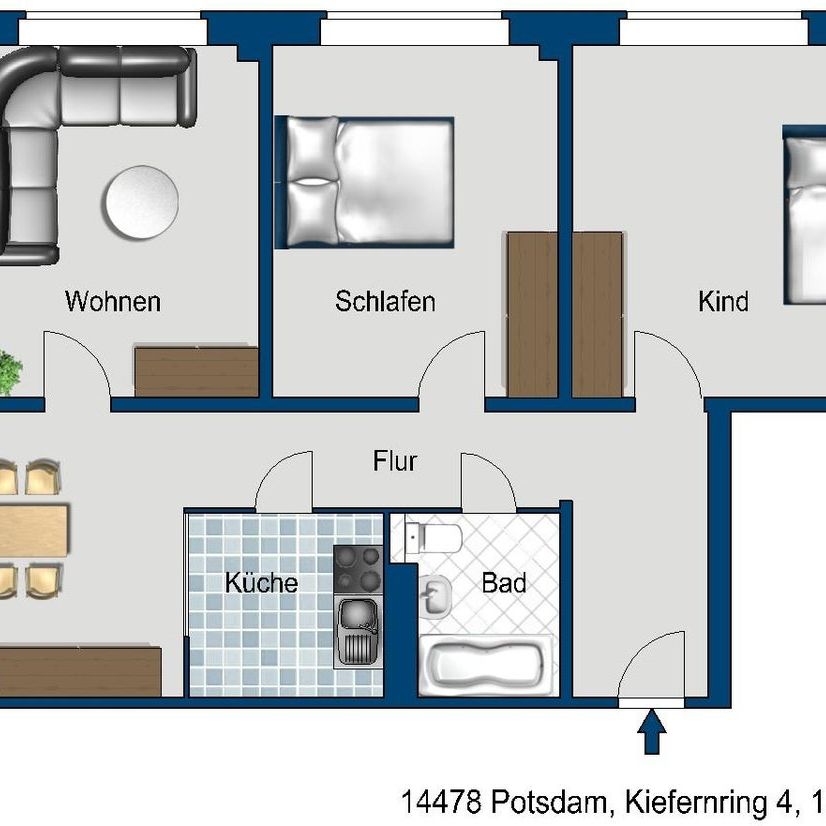 Kiefernring 4, 14478 Potsdam OT Waldstadt I und II - Foto 2