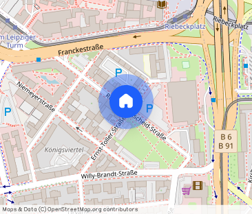 Gepflegte 2-Raumwohnung in der Rudolf-Breitscheid-Straße! - Foto 1