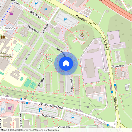 Nechvílova, Praha - Chodov