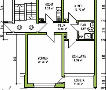 Treppe rauf: Mit Fernblick über Vorhalle... - Photo 4