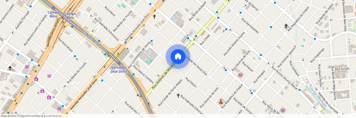 Rua Antônio de Macedo Soares, 1112, Campo Belo, São Paulo, São Paulo, 04607-001