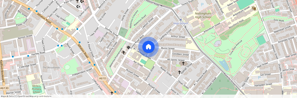 Burns Street, Nottingham, Nottinghamshire, NG7