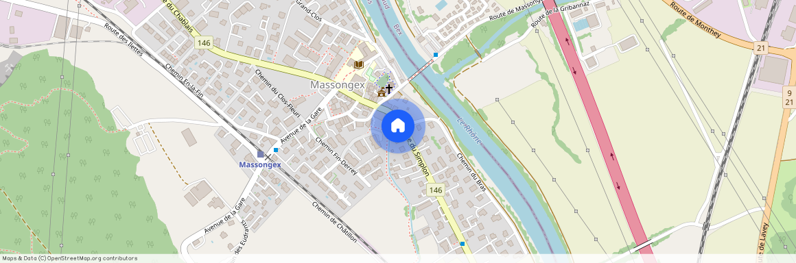 1869, Massongex, Route Du Simplon, 4