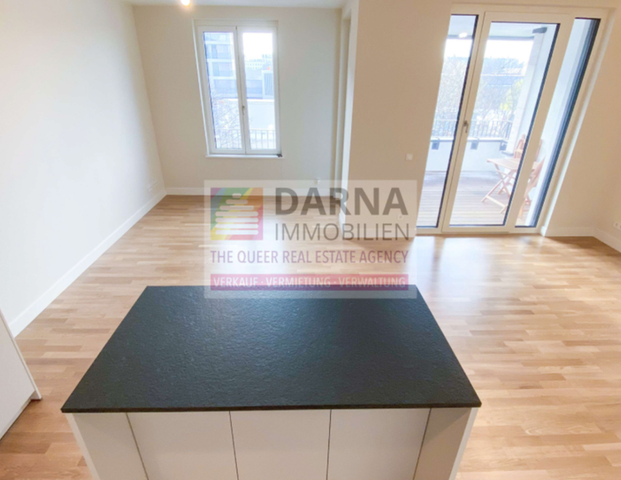 Schöne 3-Zimmer-Neubauwohnung mit EBK, 2 Bädern & 2 Balkonen direkt gegenüber der East Side Gallery in 10243 Berlin - Photo 1