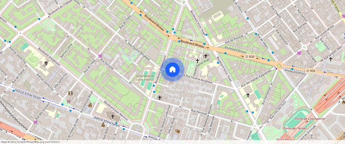 Rue Pauline Borgèse, 92200, Paris