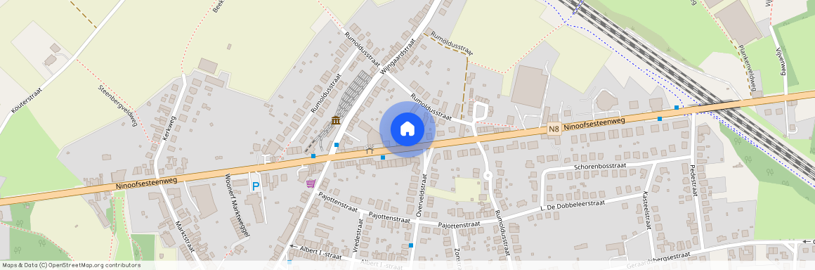 Ninoofsesteenweg, 917, 1703, Dilbeek Schepdaal