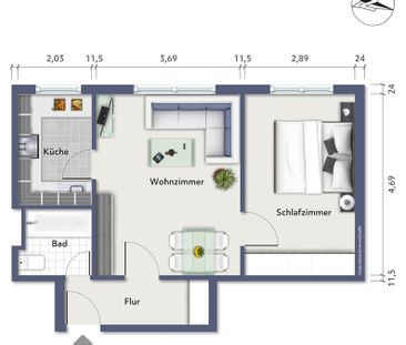 Blömker! Moderne 2,5-Zimmer-Wohnung in direkter Nähe zur Gladbecker... - Foto 4