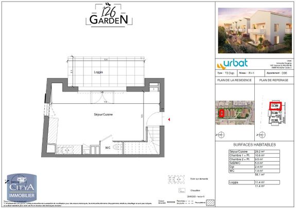Location Appartement 3 pièces 55m² TOULOUSE 31200 - Photo 1
