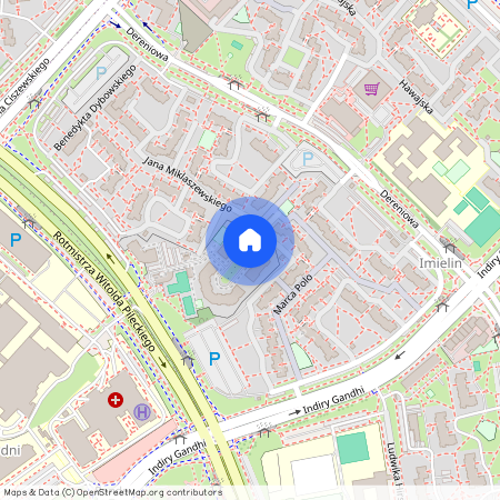 Warszawa, Ursynów, Ursynów, Centrum, Pileckiego