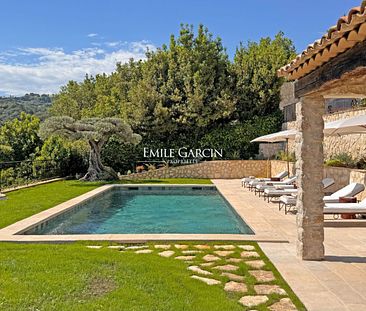 Villa Saint Paul De Vence, Cote d'Azur à louer, 6 chambres doubles, piscine - Photo 5