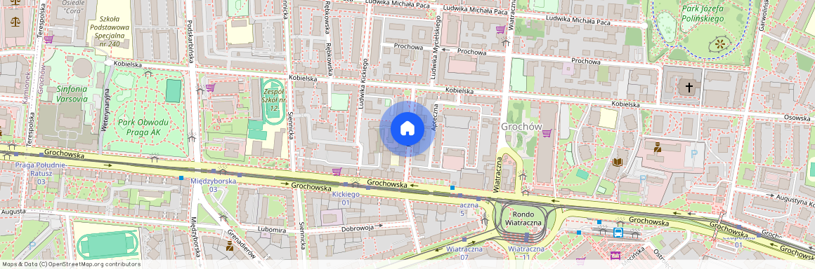 ul. Kaleńska, Grochów, Praga-Południe, Warszawa, mazowieckie