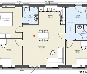 Skønt 4-værelses rækkehus i Ringe - Photo 3