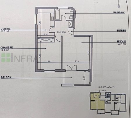 Spacieux 2.5 pièces - 62m2 - Foto 4