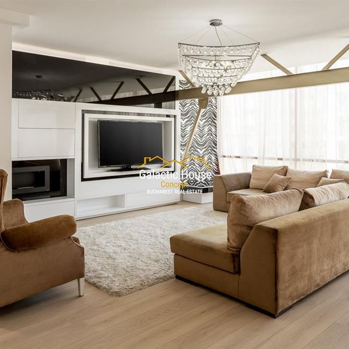 TRIPLEX 5 CAMERE LIFT INTERIOR COMPLEX REZIDENTIAL ZONA HERASTRAU NORDULUI de inchiriat Herastrau, Bucuresti - Photo 1