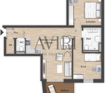 Schönes 3-Zimmer-Apartment inkl. Balkon - Bereit für Ihren Erstbezug! - Photo 5