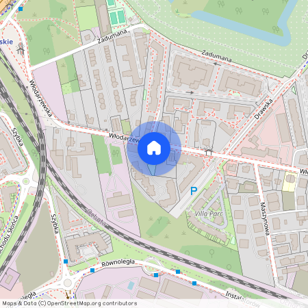 ul. Włodarzewska, Szczęśliwice, Ochota, Warszawa, mazowieckie