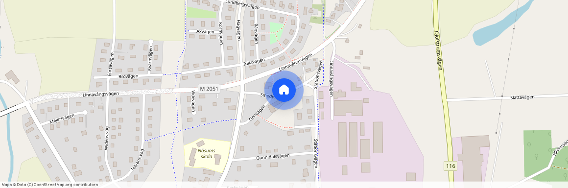 Smedjevägen, Näsum