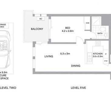 Unfurnished One Bedroom Apartment with Air-con - Photo 5