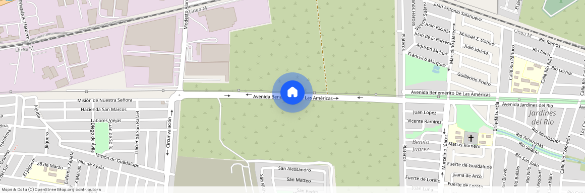 Avenida Benemérito de las Américas, Fraccionamiento Siete Colinas, Guadalupe