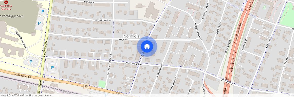 Skellefteå, Vitbergsvägen, 12, 93140