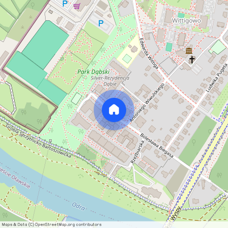 ul. Antoniego Wiwulskiego, Dąbie, Śródmieście, Wrocław, dolnośląskie