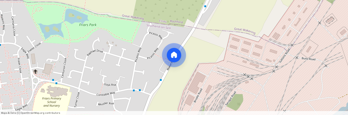 Wakering Road, Shoeburyness, Southend On Sea, Essex, SS3