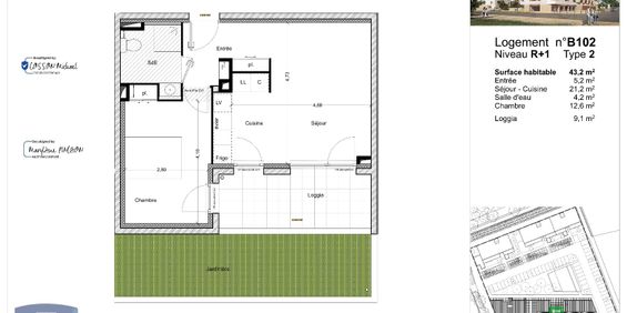 Location Appartement 2 pièces 43m² AVIGNON 84140 - Photo 3