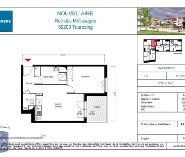 Appartement à louer 2 pièces 44.25m² - Photo 6