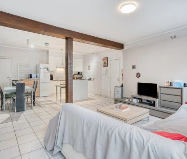 Gelijkvloersapp. (91m²) te huur in Halle, met 1 slpk en koer - Photo 3