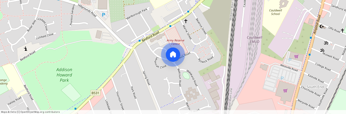 2 Bedroom House to Rent in Ryswick Road, Kempston, Bedford, MK42