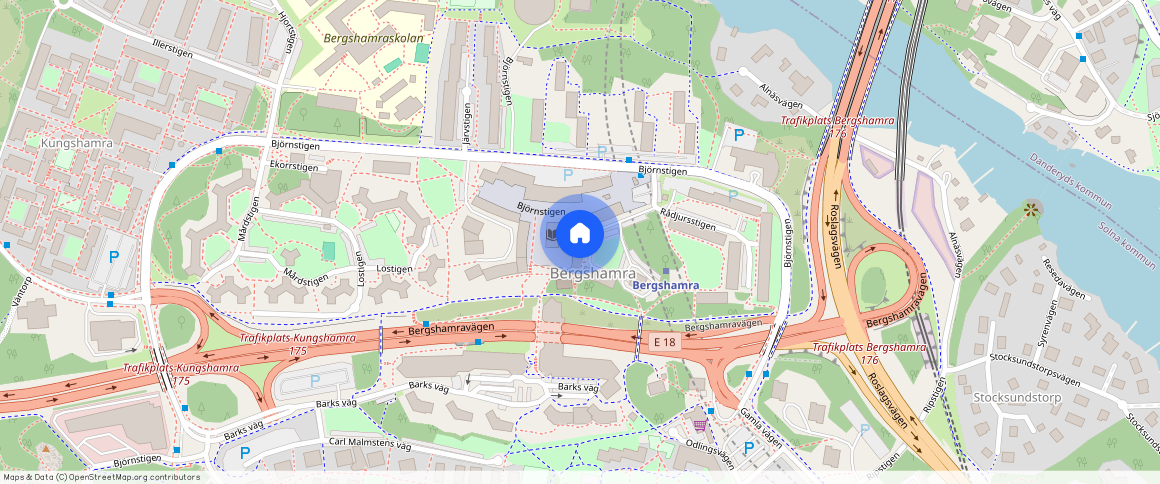 Rådjursstigen 5, Bergshamra