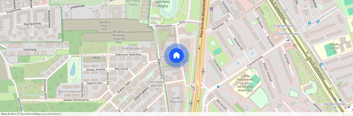 ul. Pory, Stegny, Mokotów, Warszawa, mazowieckie