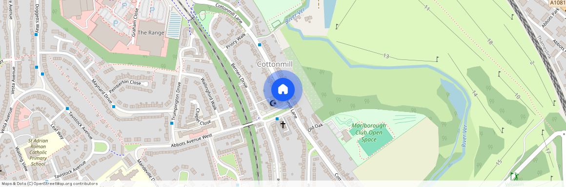 Cottonmill Lane, St Albans, Hertfordshire