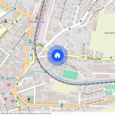 Rte d'Alle 18, Porrentruy