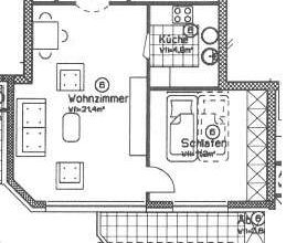 Gemütliche 2 Zimmerwohnung in Zentrumslage mit Balkon - Foto 1