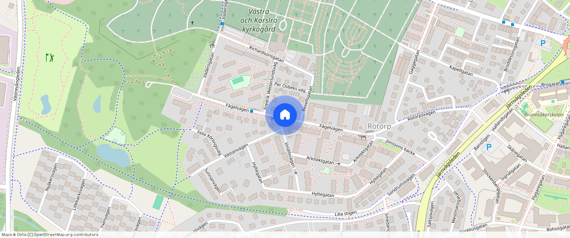 Fågelvägen, Halmstad