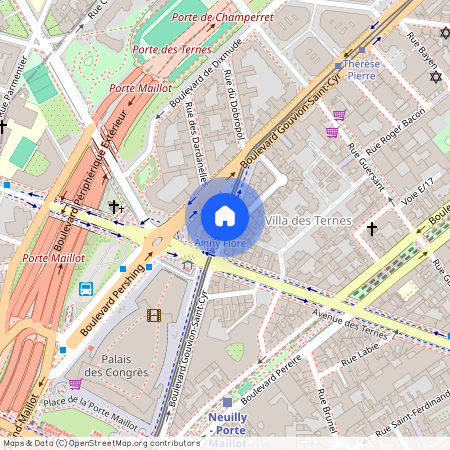 Rue Ruhmkorff et Boulevard Gouvion-Saint-Cyr 75017 Paris (17e arrondissement)