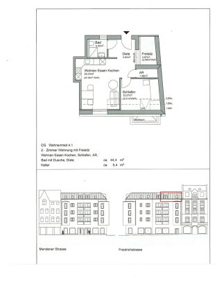 Neubau-Dachgeschosswohnungen mit Fahrstuhl - Foto 1