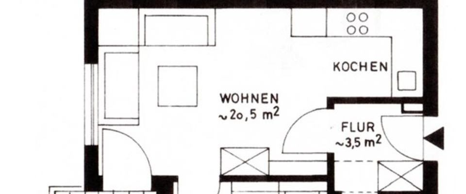 1,5-Zimmer-Wohnung mit Balkon + TG-Stellplatz - Foto 1