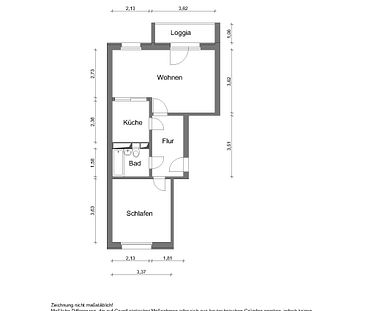 Wohnung Nr. 301/223/11 - Foto 2