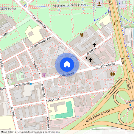 ul. Górnośląska, Solec, Śródmieście, Warszawa, mazowieckie