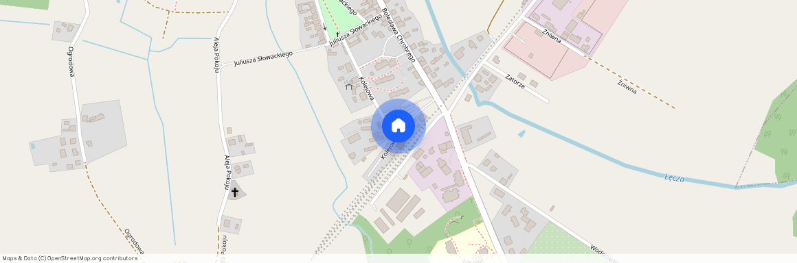 ul. Kolejowa, Ośno Lubuskie, Ośno Lubuskie, słubicki, lubuskie