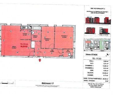 Location appartement 3 pièces 66.59 m² à Hellemmes-Lille (59260) - Photo 3