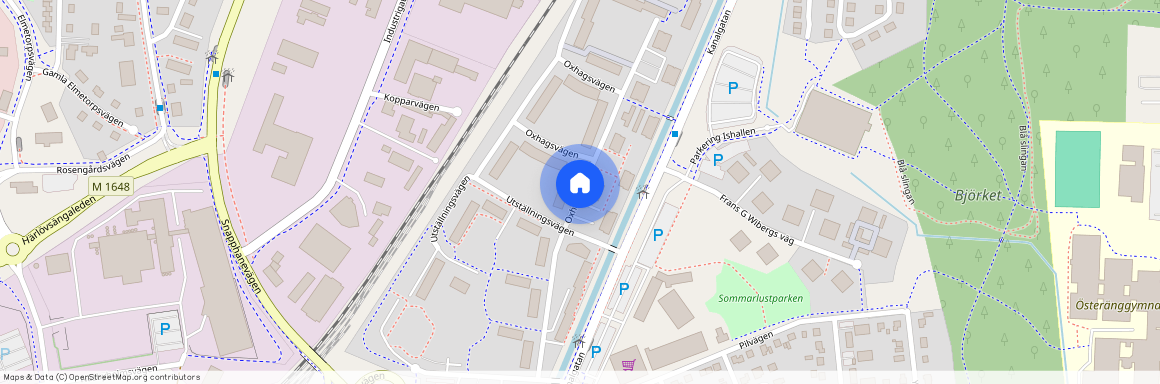 Oxhagsvägen, Kristianstad