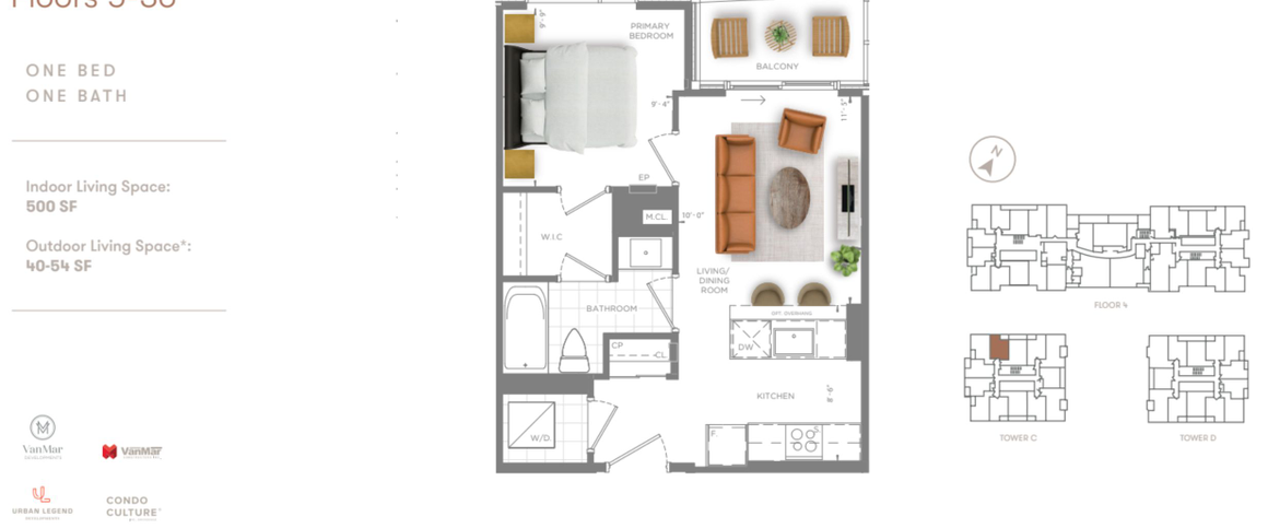 For Lease - 25 Wellington Street Unit# 1407, Kitchener, Ontario - Photo 1