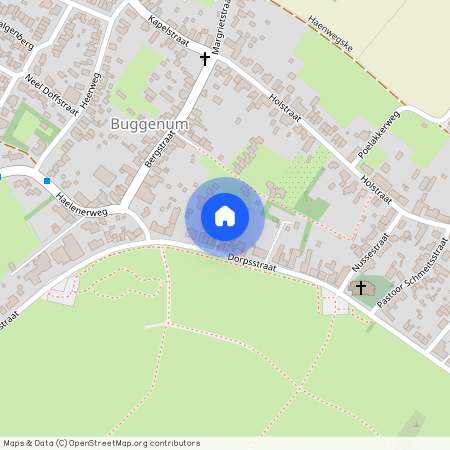 Kern Buggenum, 6082 BG, Vluchtpadenhof, Buggenum